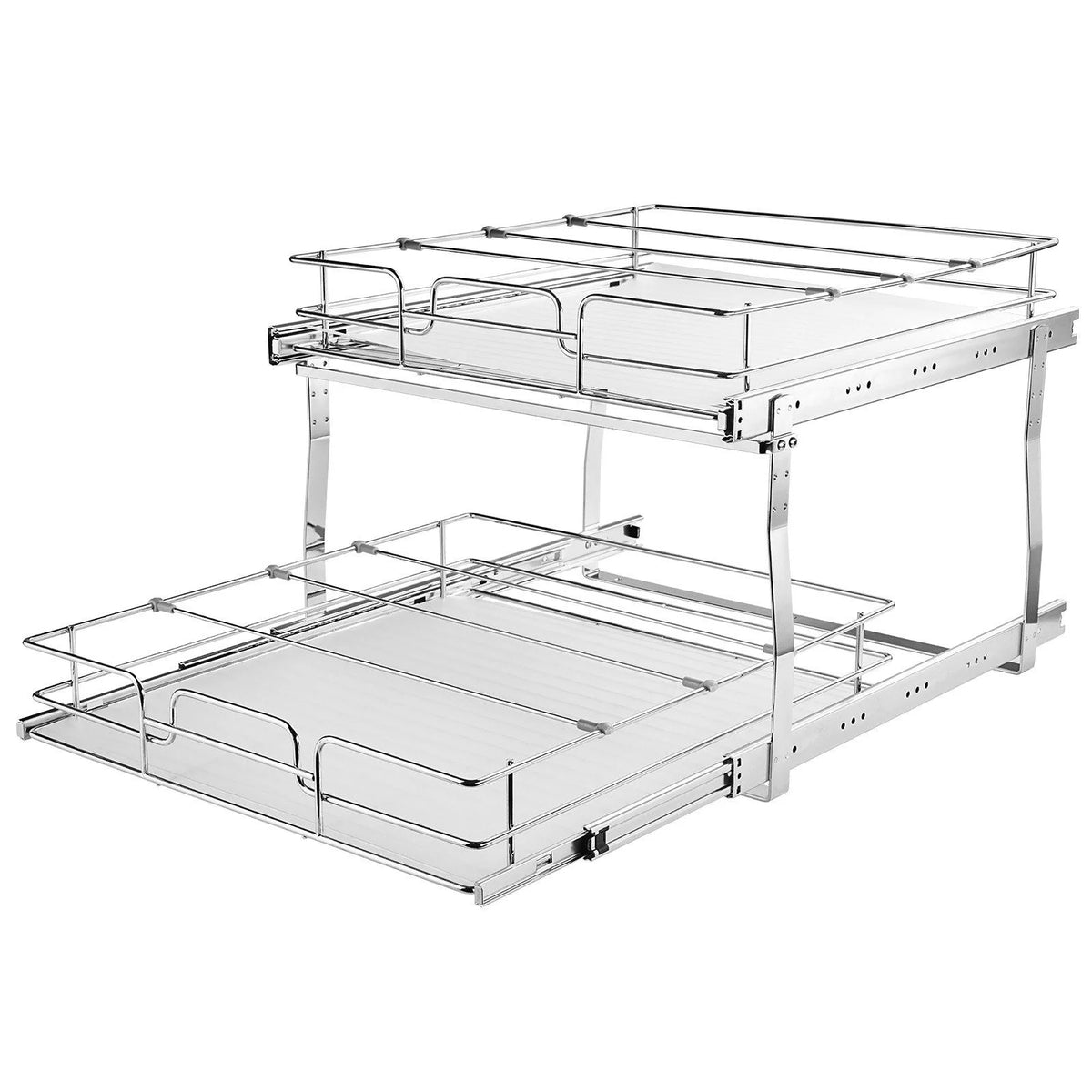 Chrome-Plated Steel Pull Out Cabinet Organizer G13754