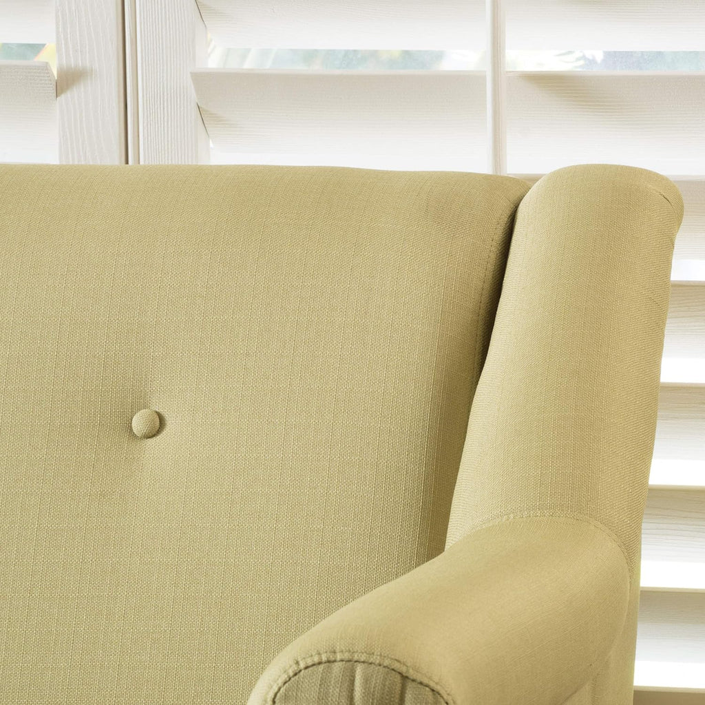 Light Green Fabric Sofa T9661