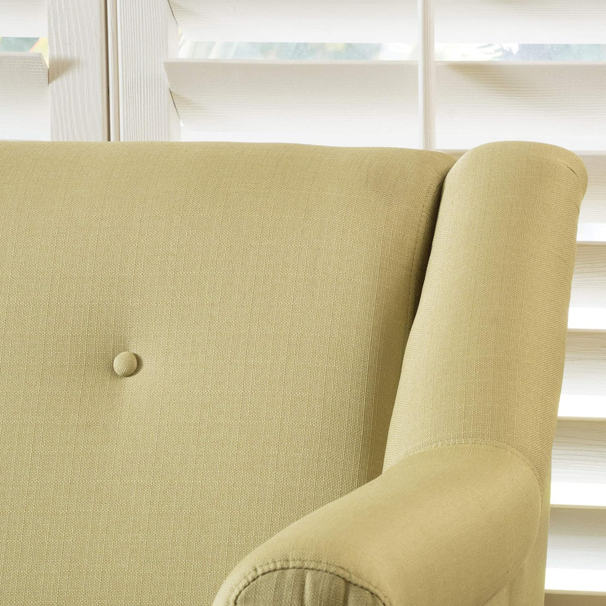 Light Green Fabric Sofa T9661