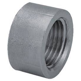 SS 304 Cast Pipe Fitting Half Coupling 3/4x22 NPT Female x Plain B3444