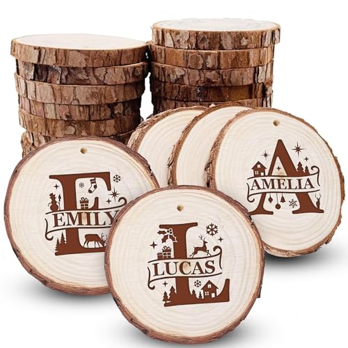 Personalized Wood Christmas Ornament Z156