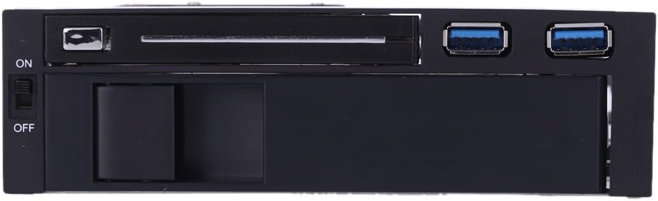 Dual Bay 3.5 + 2.5 Inch SATA III Hard Drive SSD Tray Caddy Internal Mobile Rack Enclosure Docking Station with USB 3.0 Port Hot Swap Pack of 2 U754