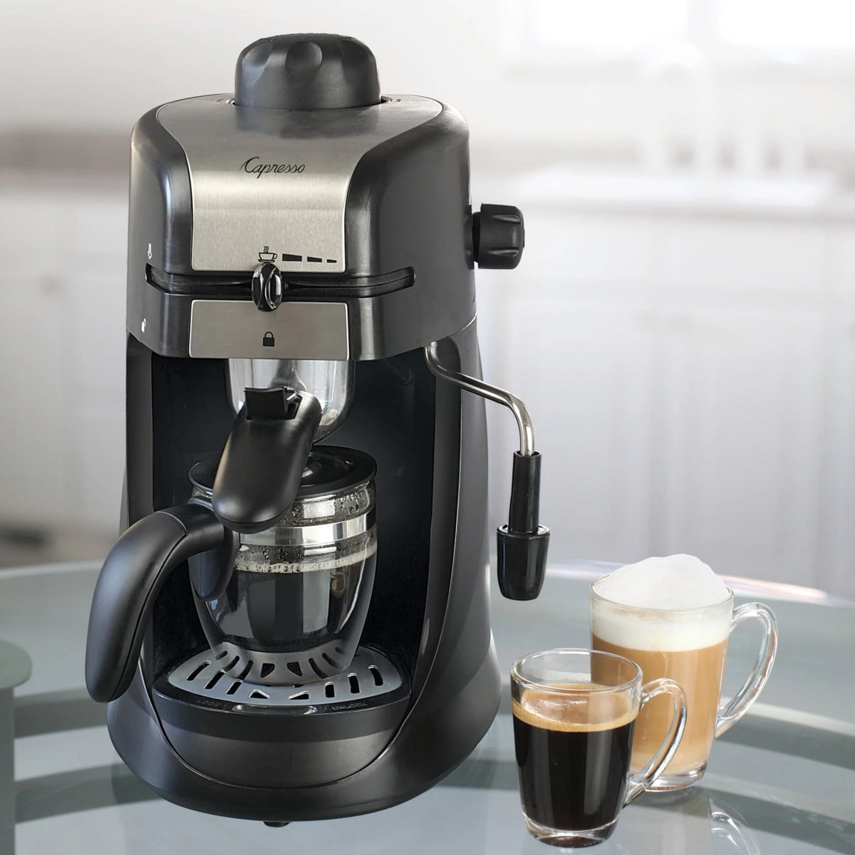 4-Cup Espresso & Cappuccino Machine F4721