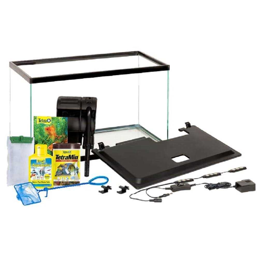 10 Gallon Glass LED Aquarium Kit P665688