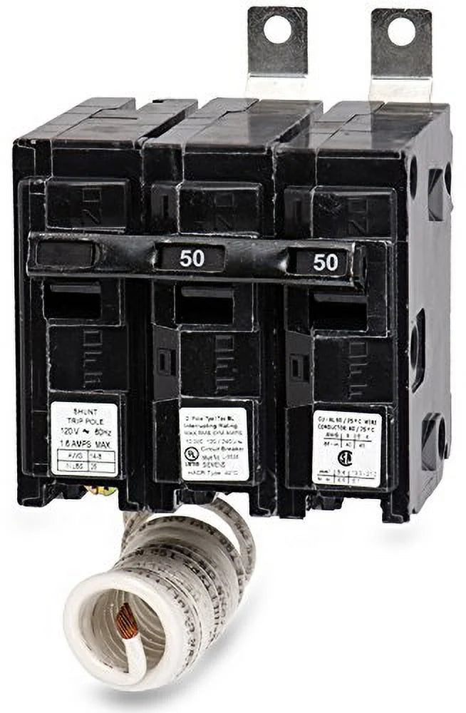 2P Shunt Trip Bolt On Circuit Breaker 50A 120/240VAC Z883