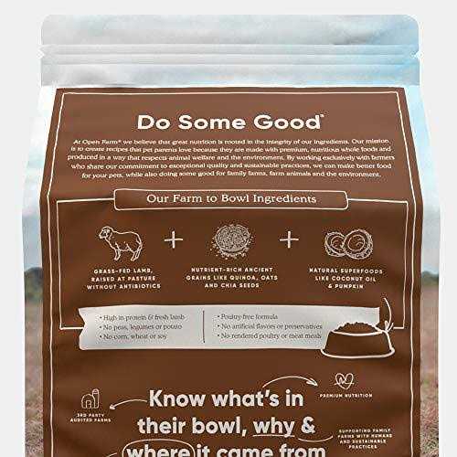 Pasture Raised Lamb Ancient Grains Dry Dog Food Q64915