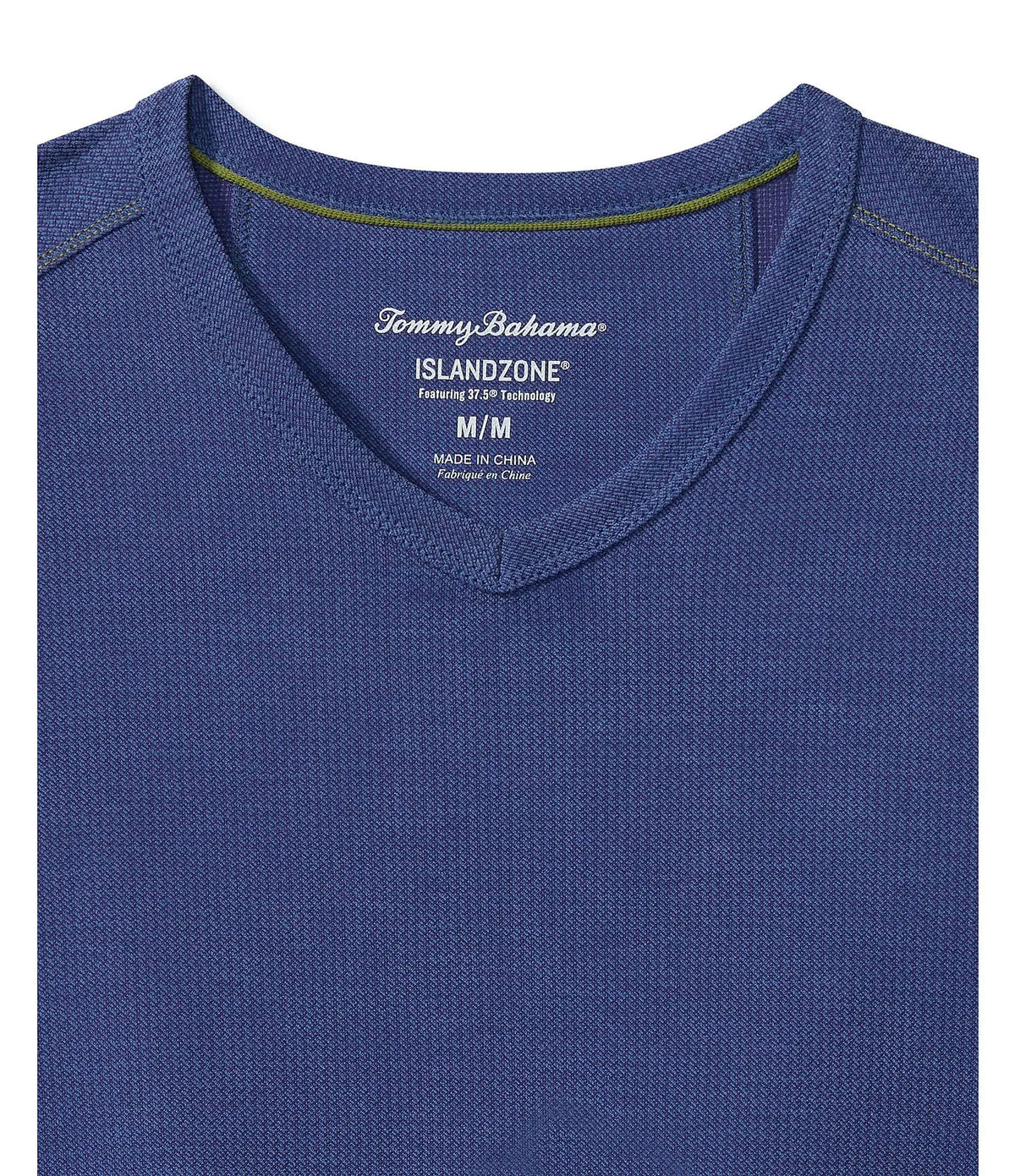 Blue V-Neck Tee I972