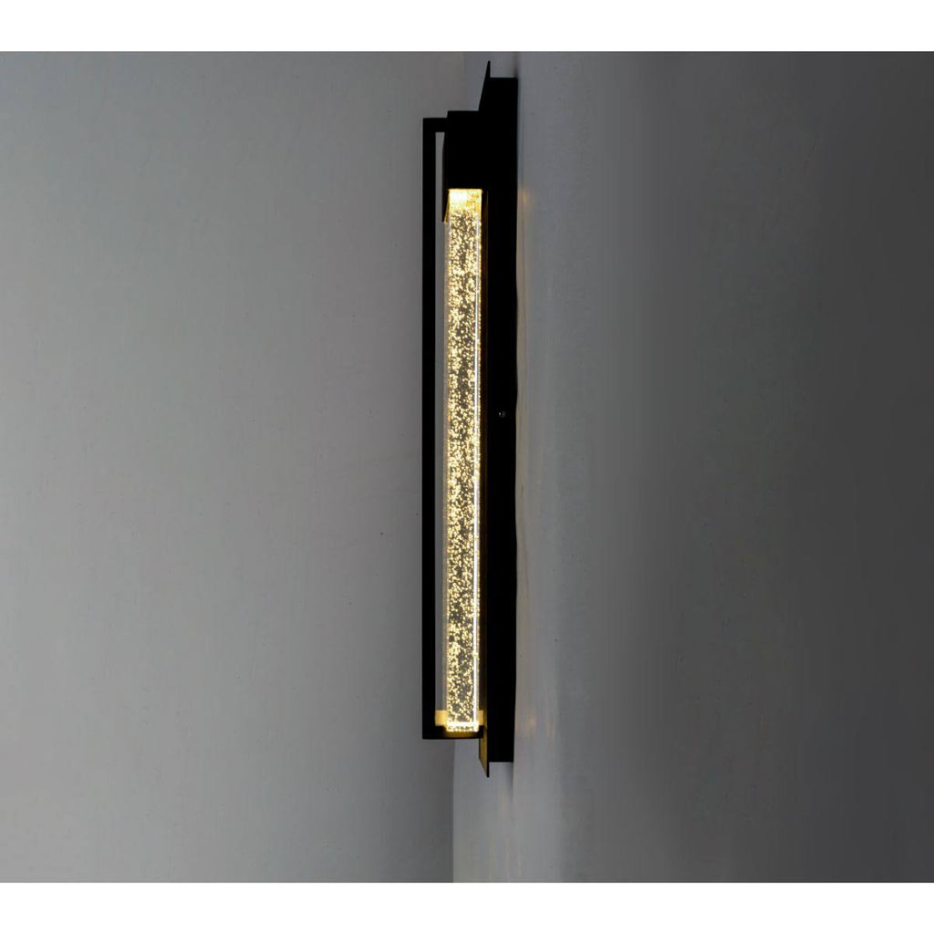 Black LED Outdoor Wall Sconce D54633