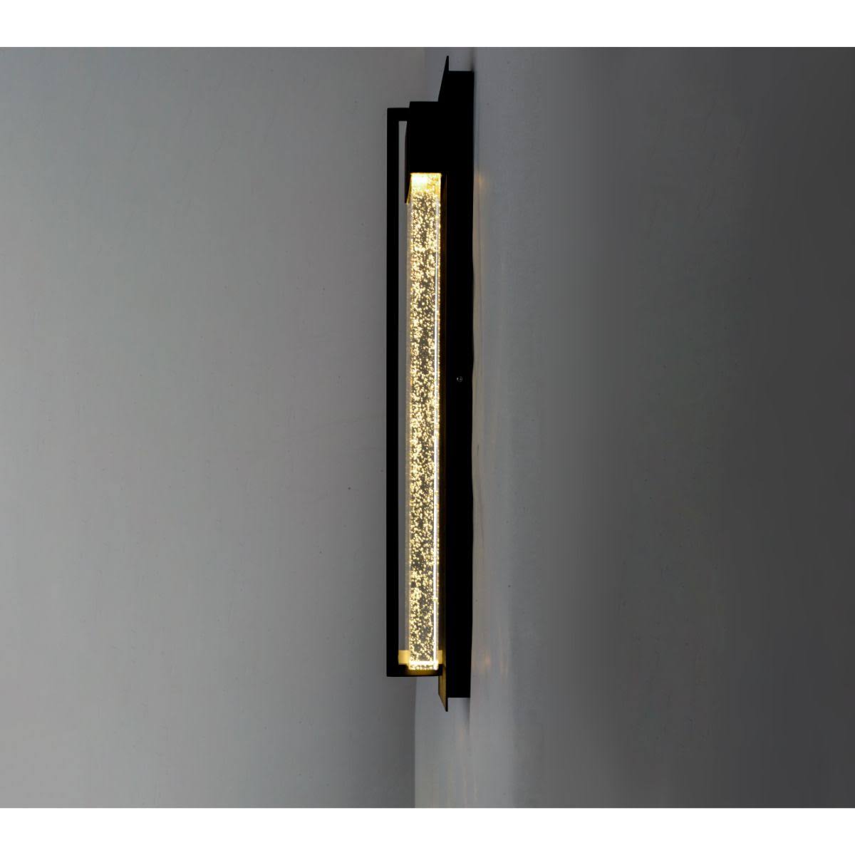 Black LED Outdoor Wall Sconce D54633