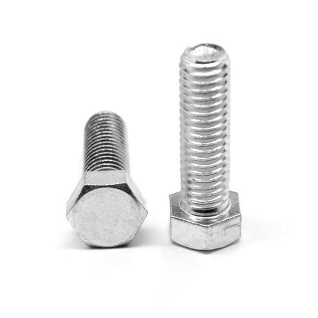 0.63in. -18 x 1.75 in. Fine Threaded Hex Cap Screw, Full Thread, 18-8 Stainless Steel, 50 Piece A8979