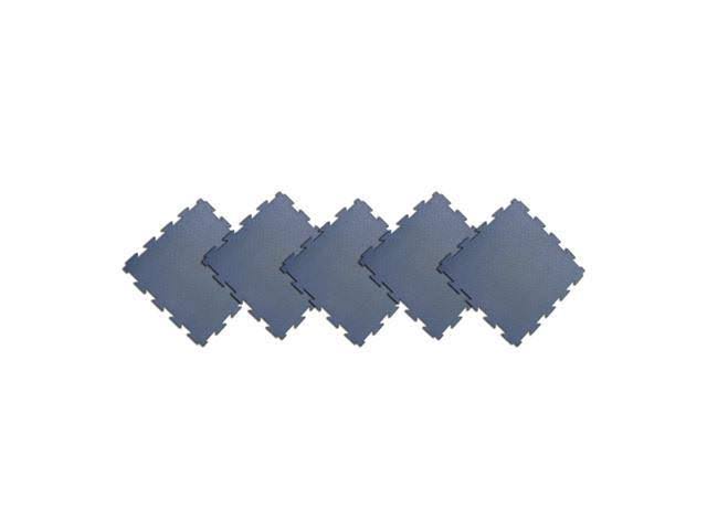 Blue Interlocking Rubber Flooring Tiles B744