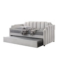 Twin Size Fabric Daybed with Nailhead Trim D2568