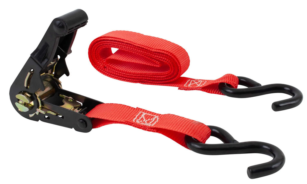 14 Pc Tie Down Kit with Aluminum L-Track, Stainless Steel Ring, Ratchet Strap B2409