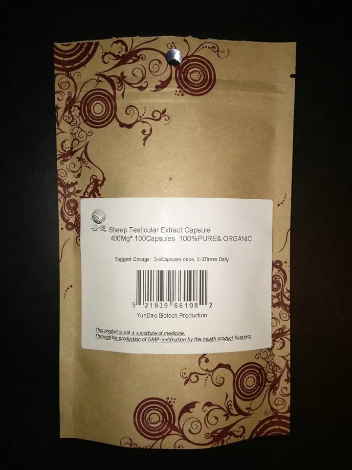Sheep Lamb Testis Extract 400Mg 1000 Capsule F589