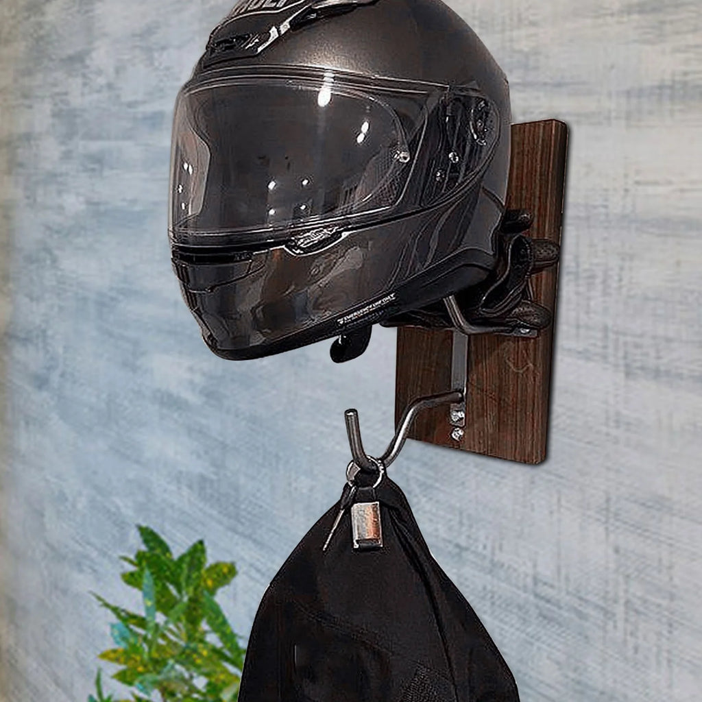 Motorcycle Helmet Rack & Jacket Hook K46230