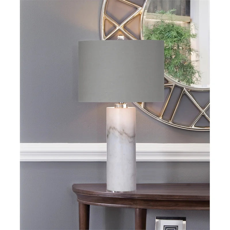 White Marble Table Lamp V51227
