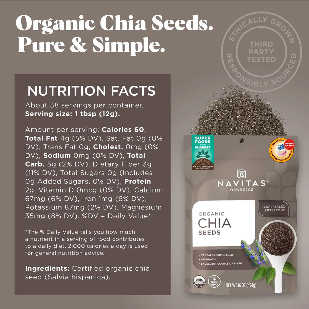 Chia Seeds 16oz J41606
