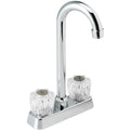 Polished Chrome Double Handle Bar Faucet T289