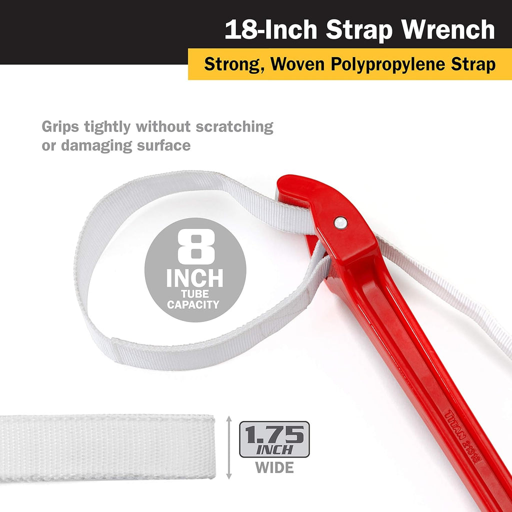 18 Strap Wrench Pack of 2 B676