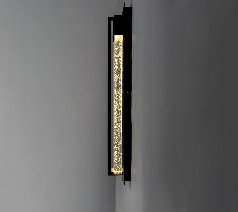 Black LED Outdoor Wall Sconce D54633
