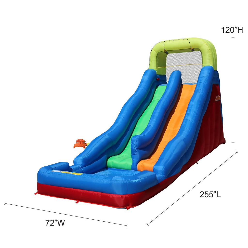 Inflatable Water Racing Slide with Climbing Wall I88861