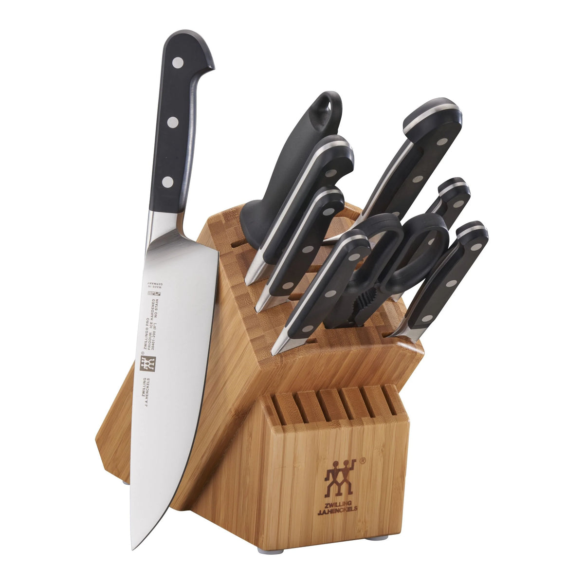 10pc Knife Set in Bamboo Block V322984