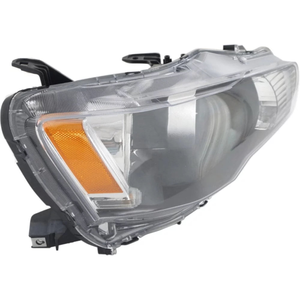 2008-2014 Lancer EVO X Headlights Headlamps Chrome Bezel Left+Right V1092