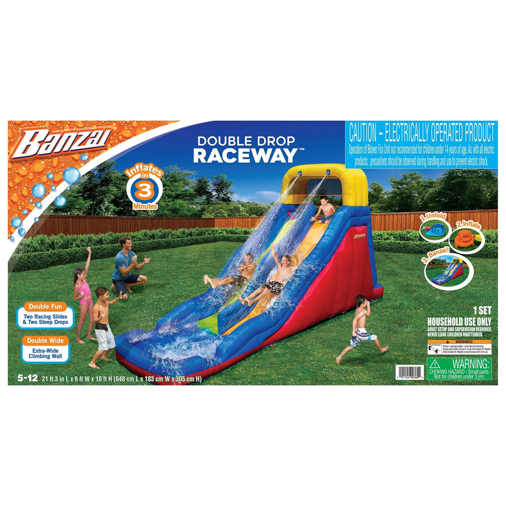 Inflatable Water Racing Slide with Climbing Wall I88861