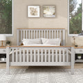 Queen Platform Bed with Oak Top R598