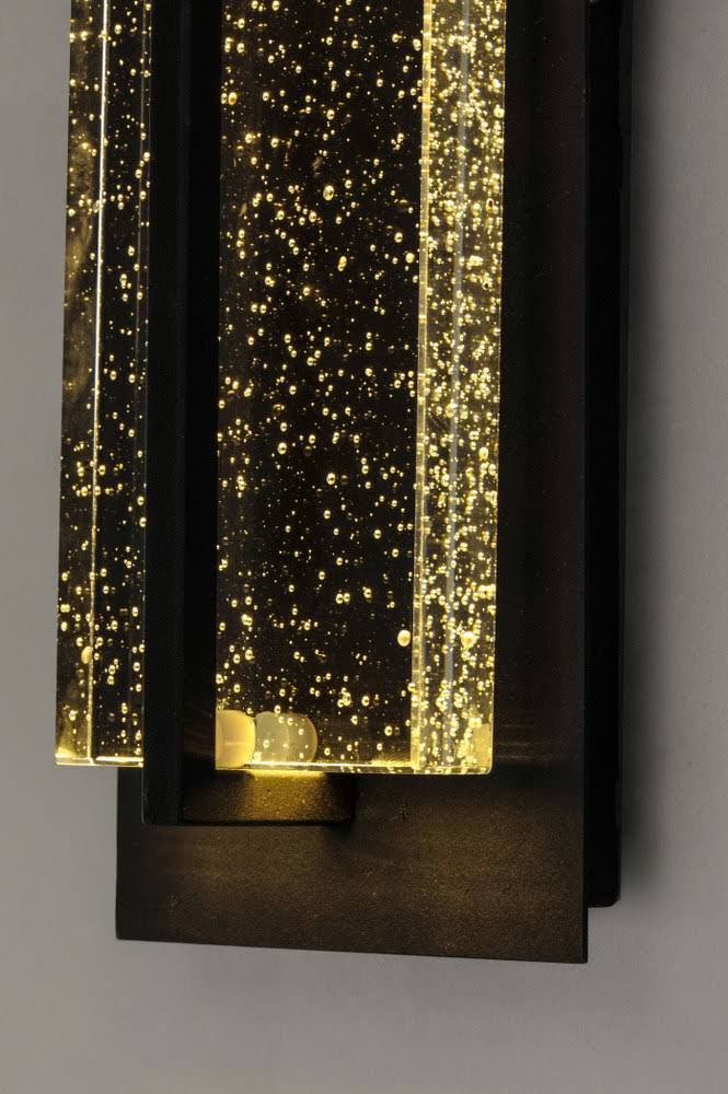 Black LED Outdoor Wall Sconce D54633