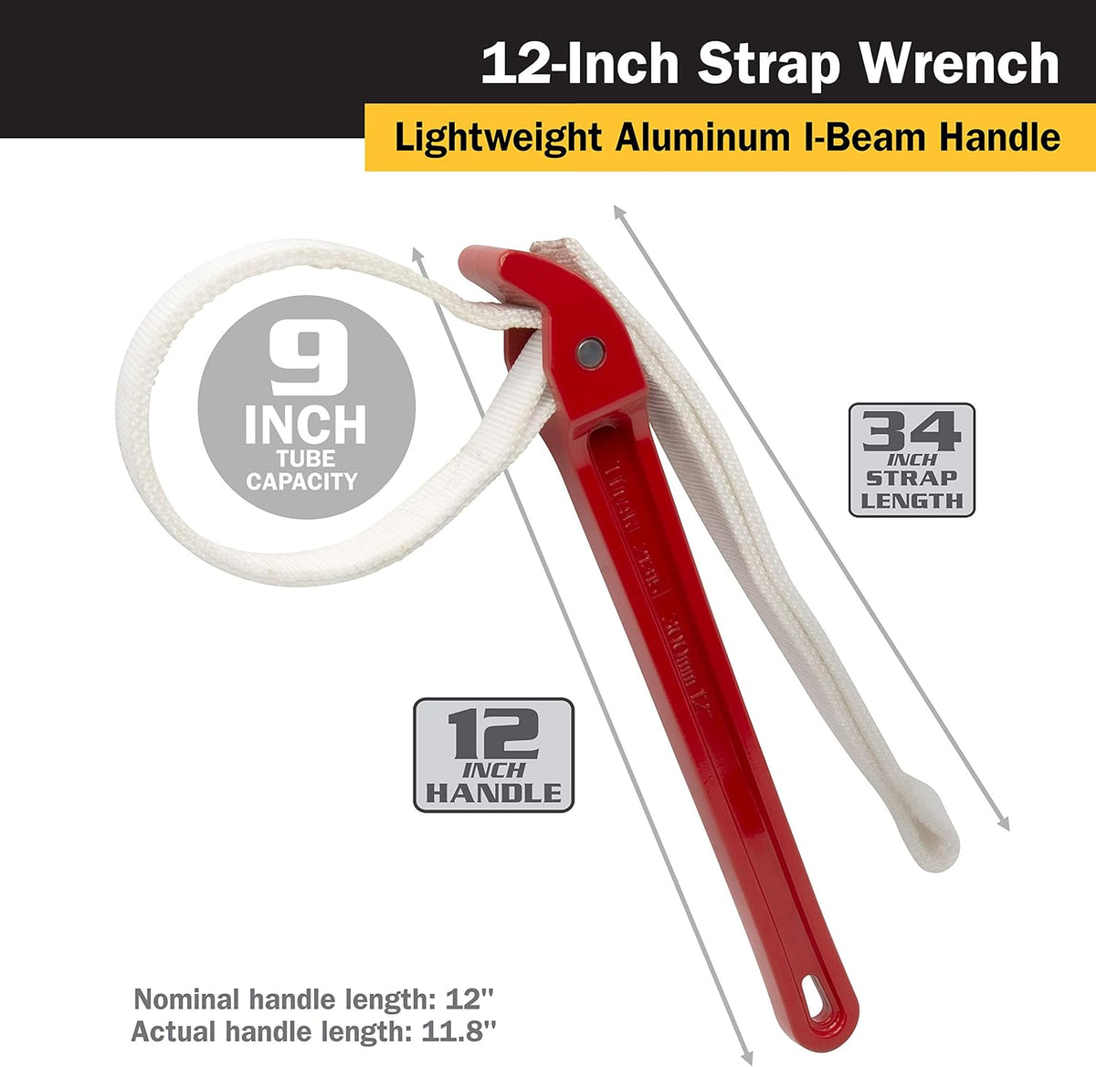 18 Strap Wrench Pack of 2 B676