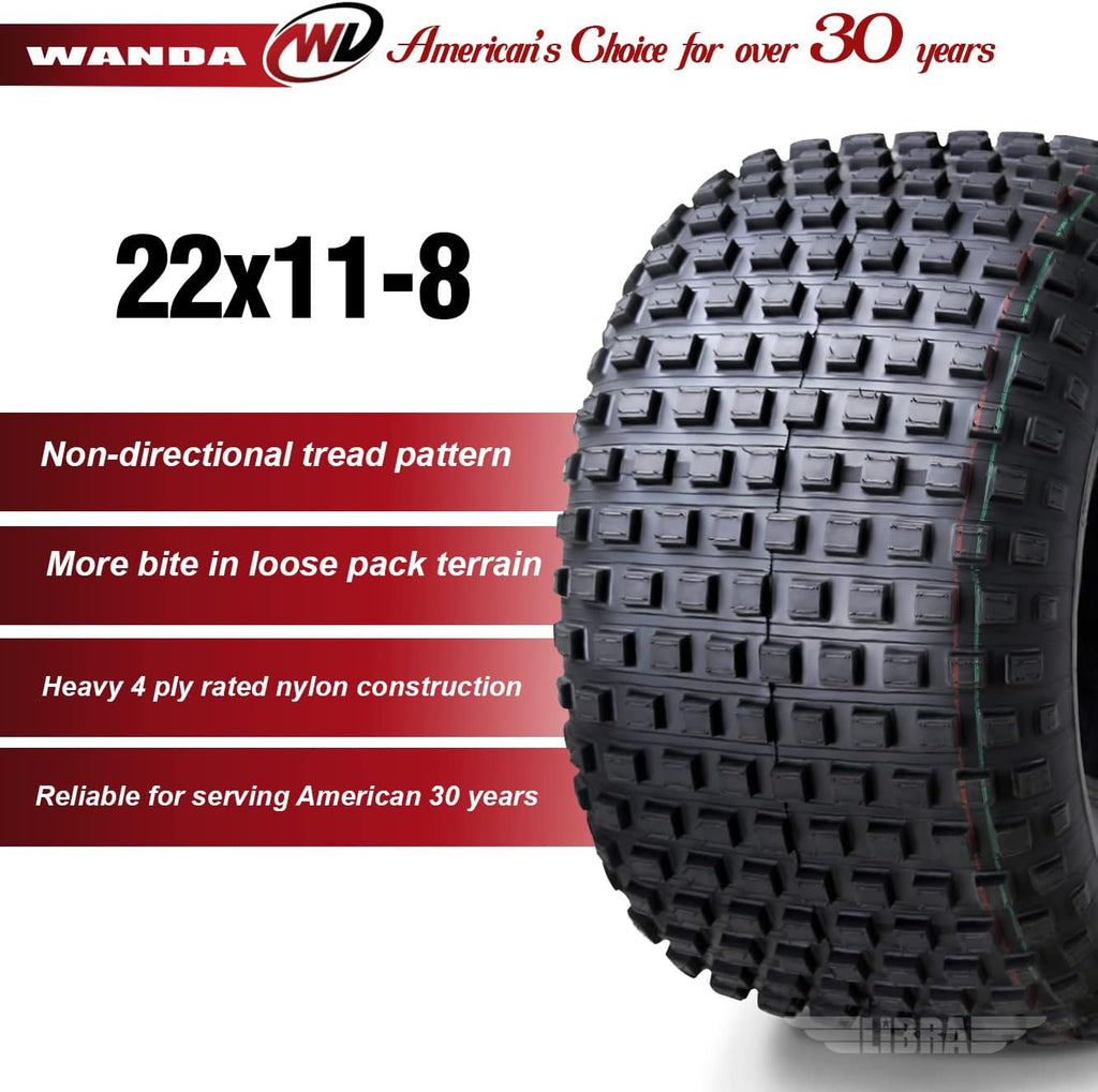 22X11-8 4PR ATV Tires X32968