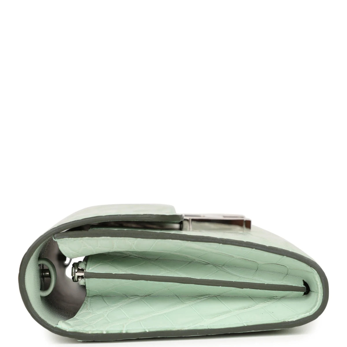 Vert D'eau Matte Alligator Wallet X373