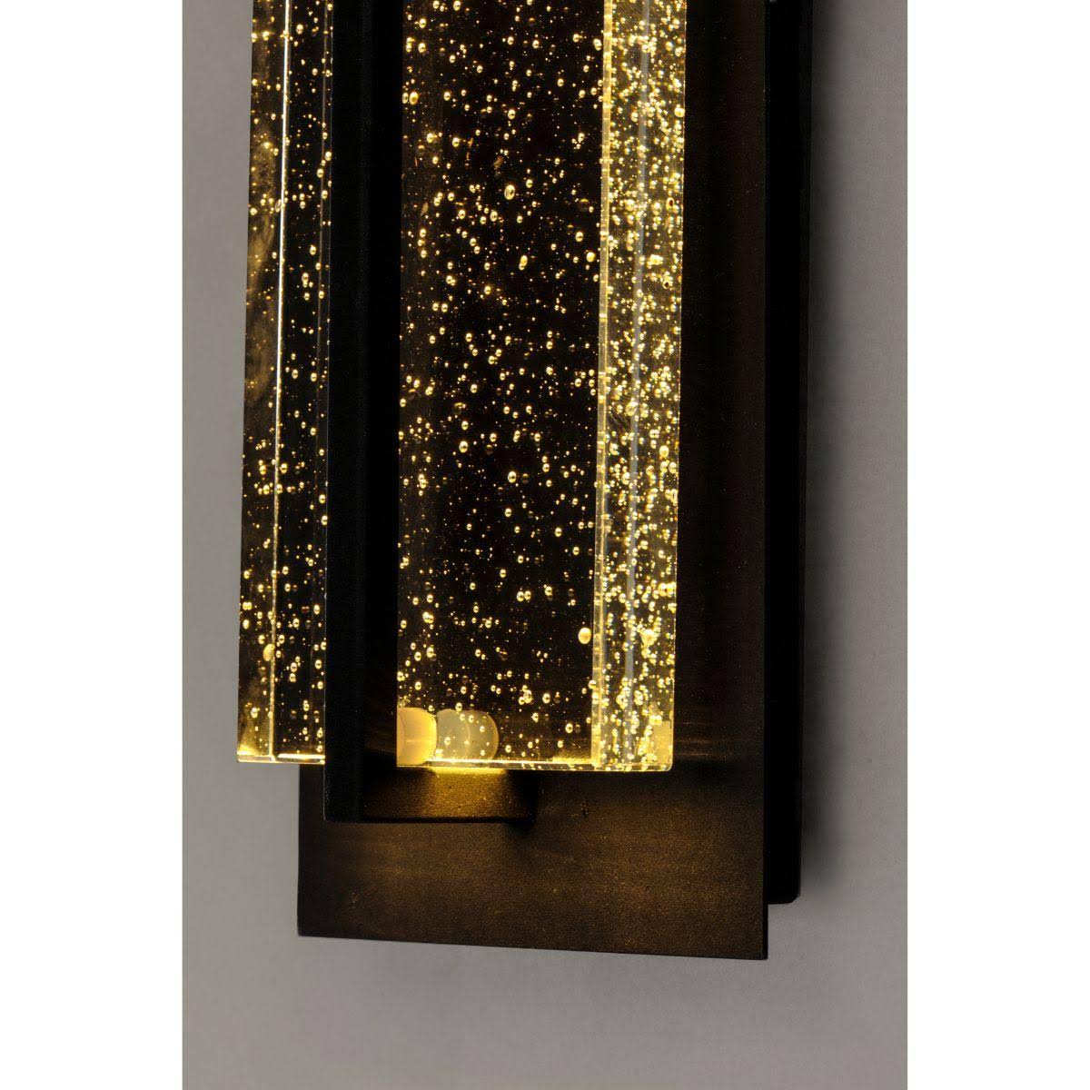 Black LED Outdoor Wall Sconce D54633