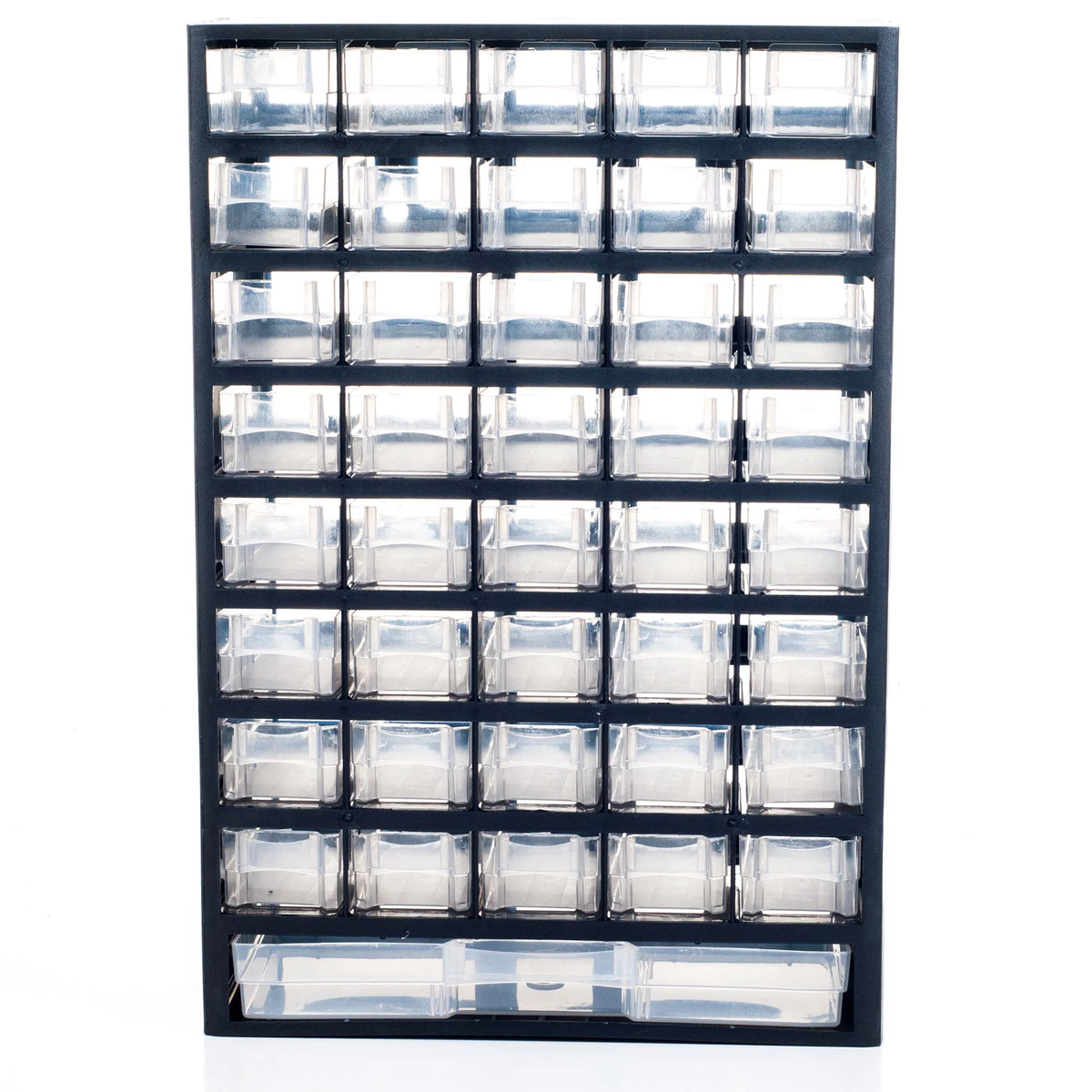 Black 41 Compartment Plastic Storage Drawers S487