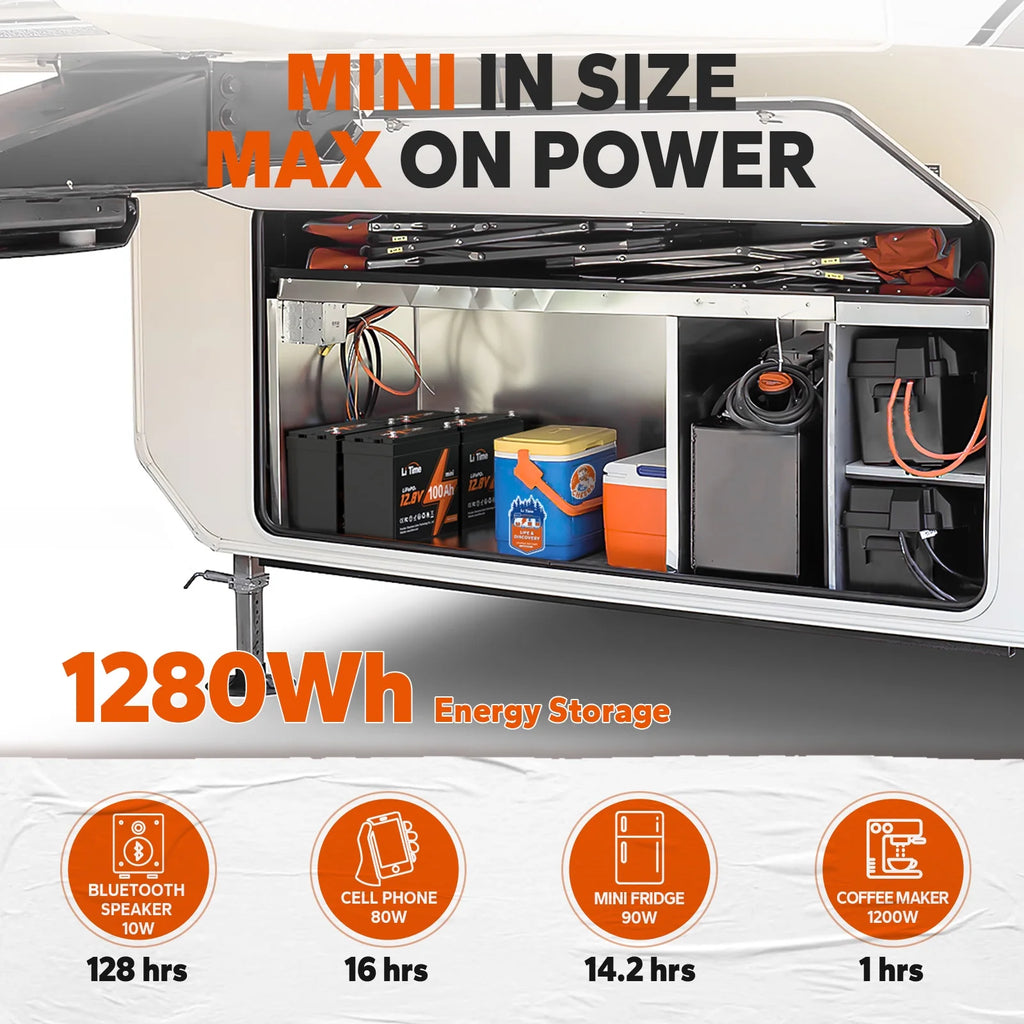 12V 100Ah LiFePO4 Lithium Battery V49225