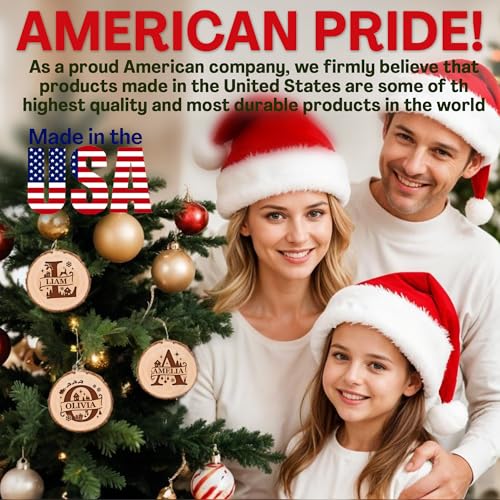 Personalized Wood Christmas Ornament Z156