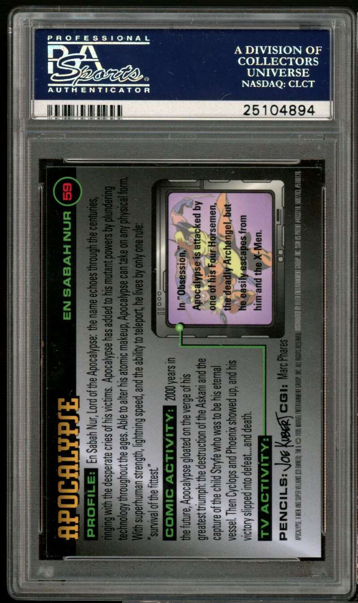 PSA 10 X-Men Card D472