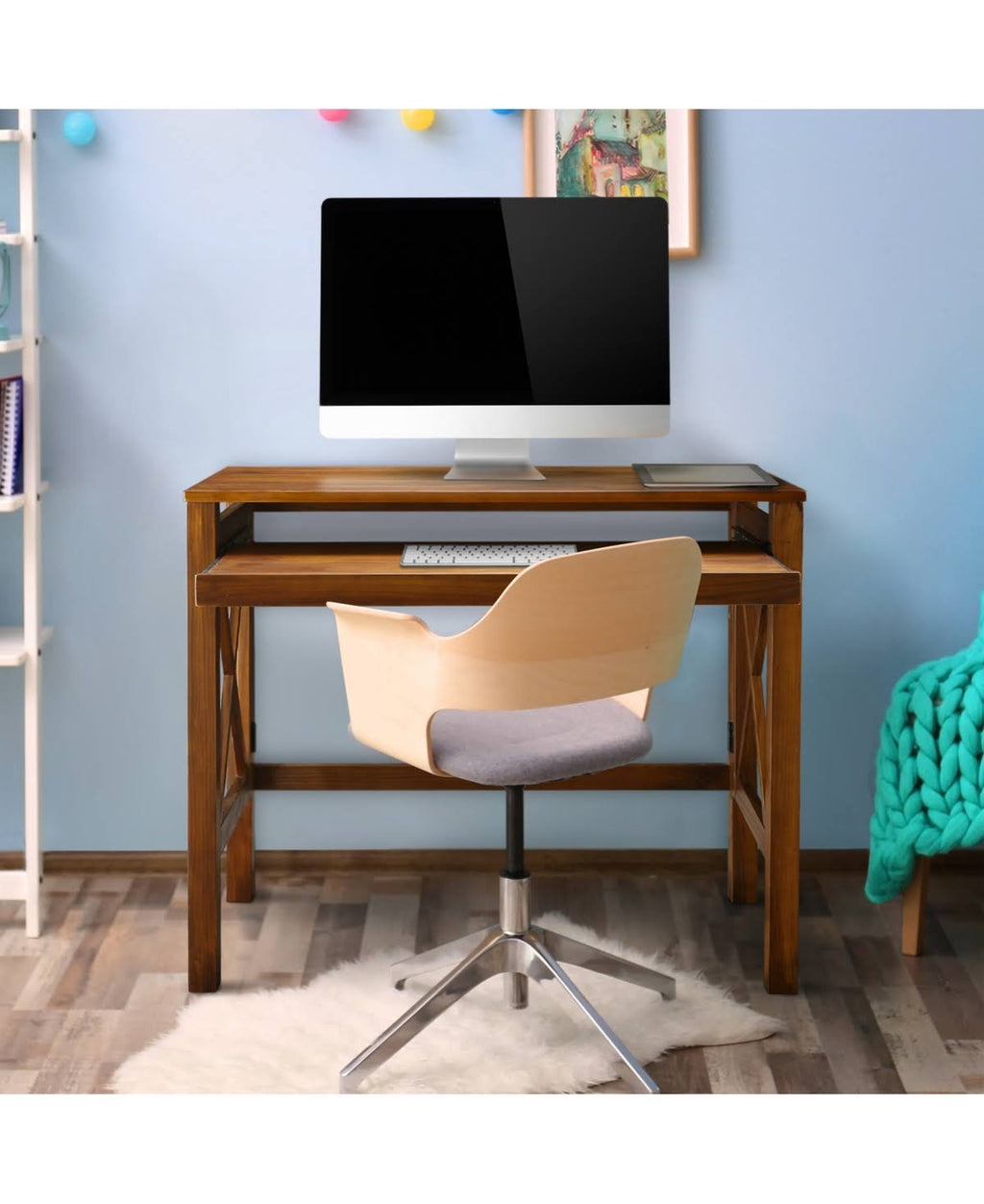 Folding Desk with Pull-Out Z313