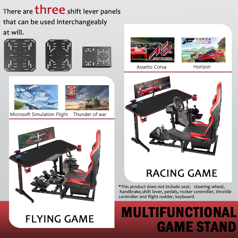 Flight Racing Simulator Cockpit Adjustable L855703