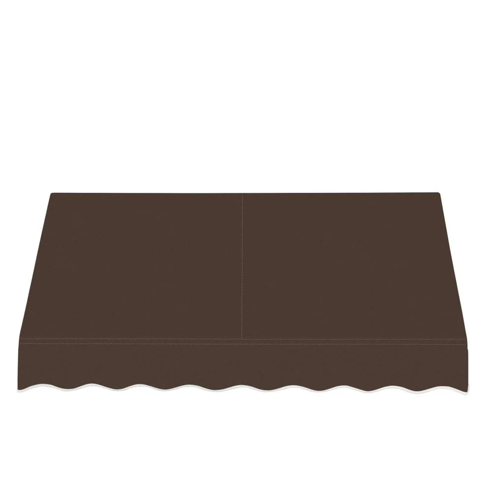 Brown Acrylic Fixed Awning D7948
