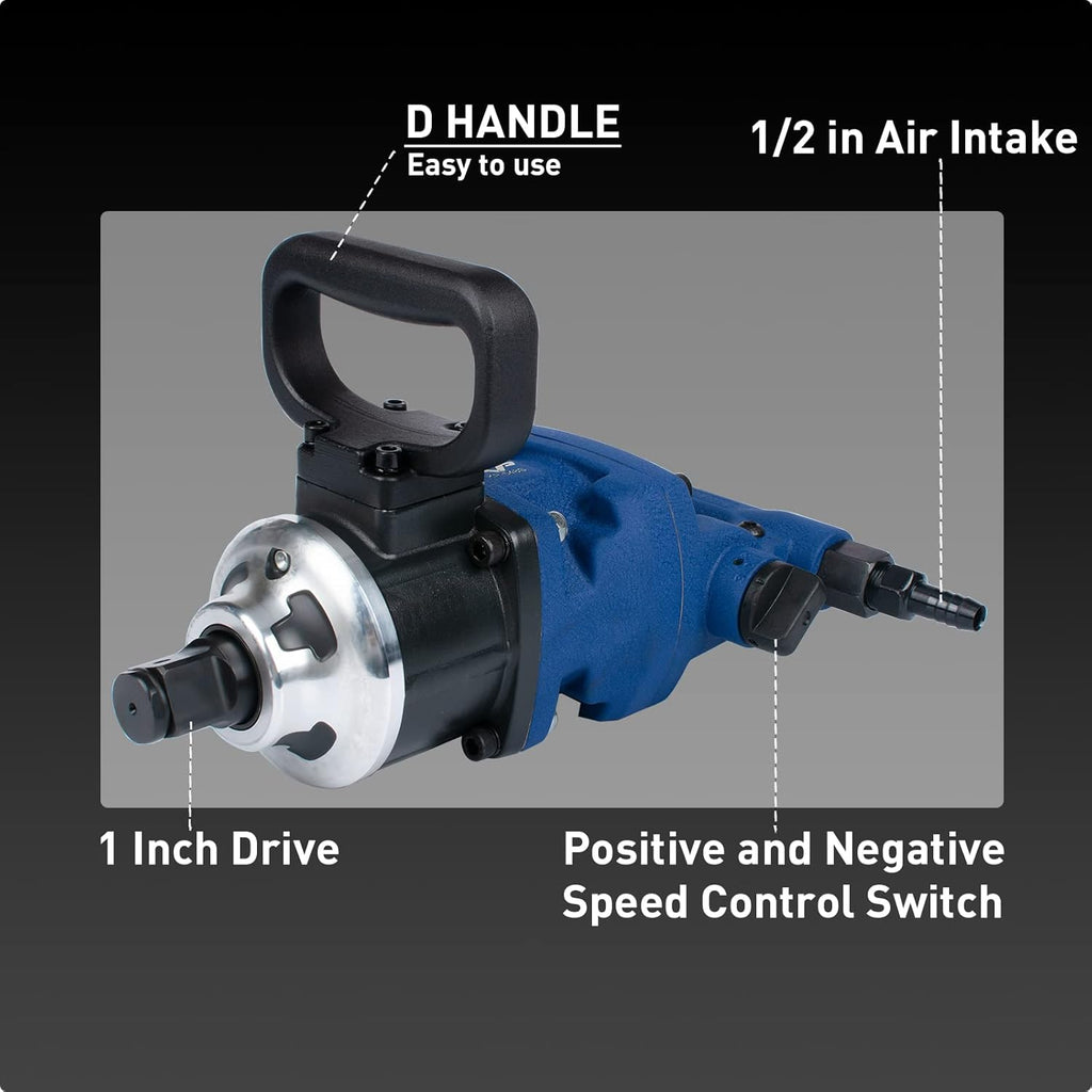 1 Inch Air Impact Wrench with D Handle K2628