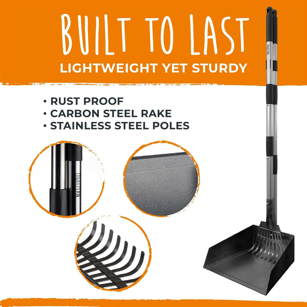 Dog Pooper Scooper and Rake Set T4216