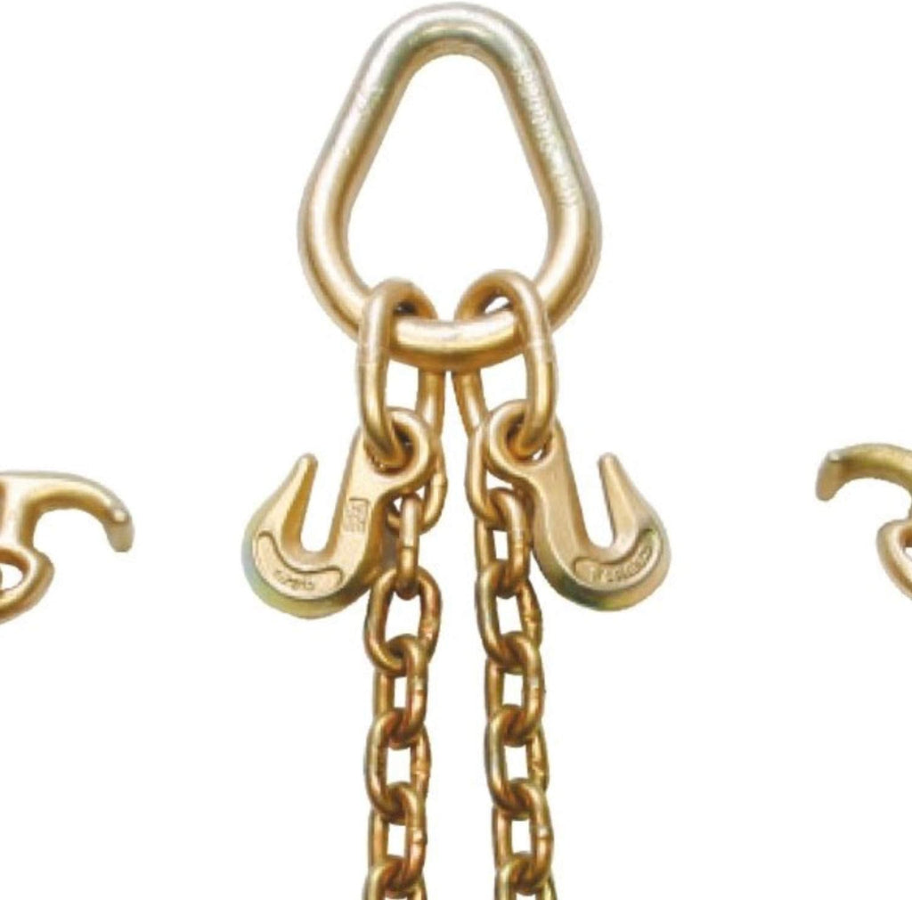 Towing Chain Bridle with Universal RTJ Clusters, Grade 70, 84 Inch, 4,700 Pound Safe Working Load H836