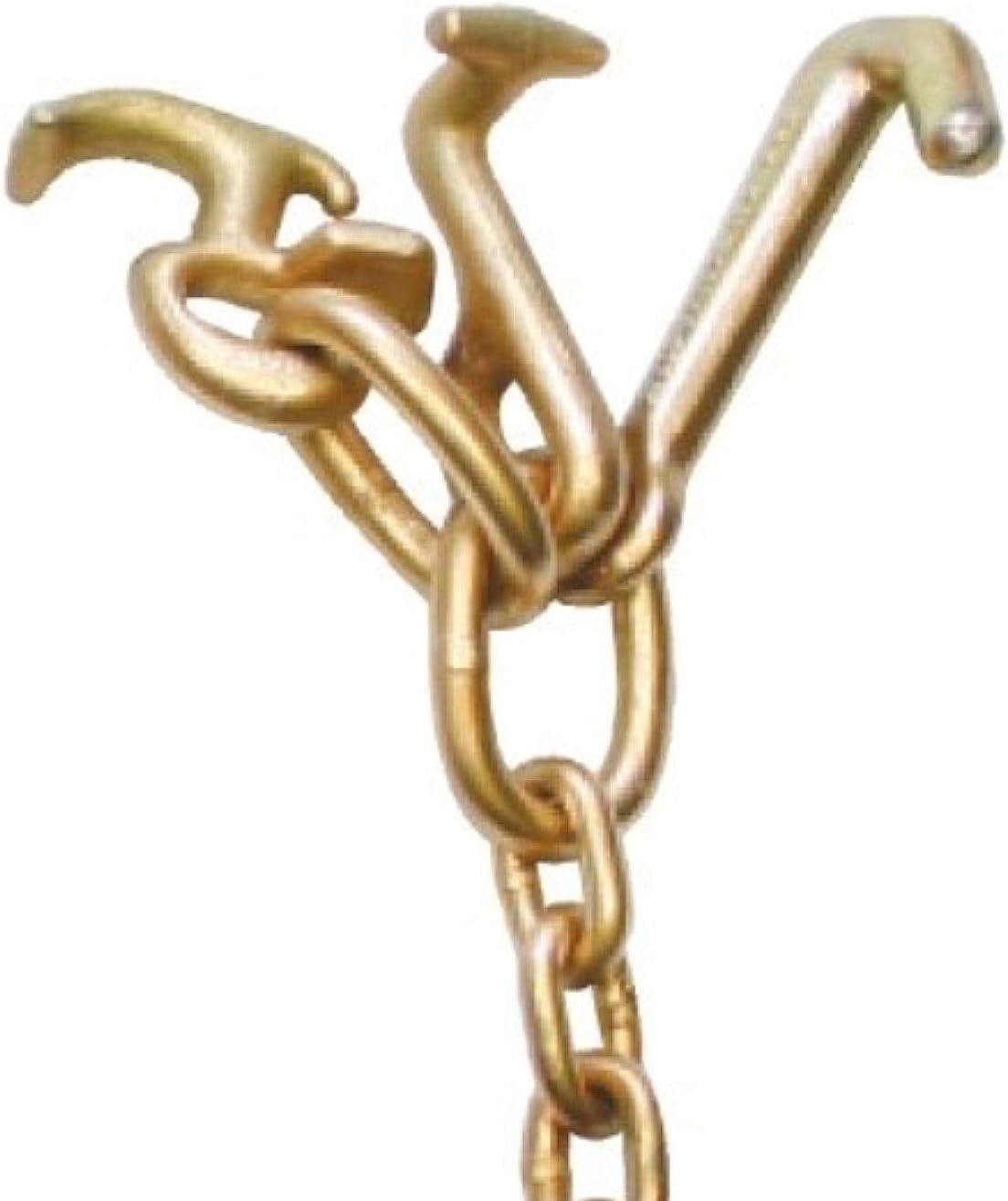 Towing Chain Bridle with Universal RTJ Clusters, Grade 70, 84 Inch, 4,700 Pound Safe Working Load H836
