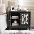Dark Espresso Chest with 2 Mirror Door X281691