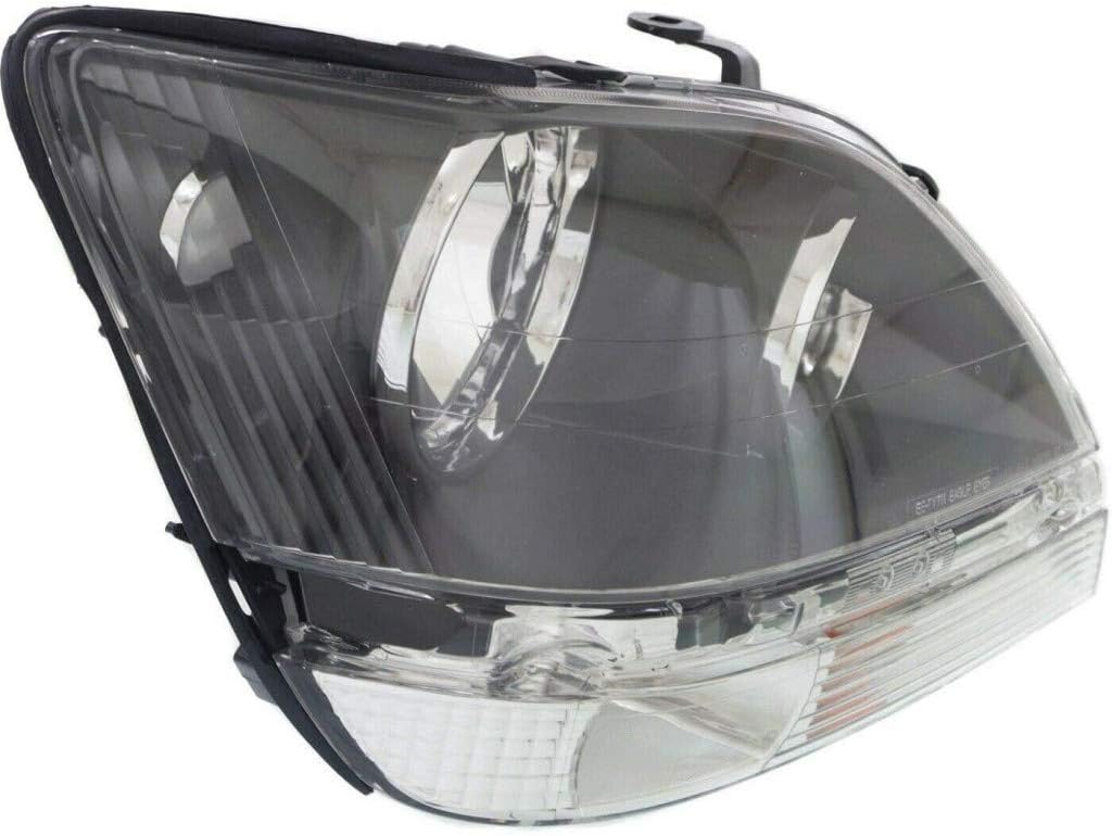 Headlight Assembly Black Bezel Passenger Side Y258895